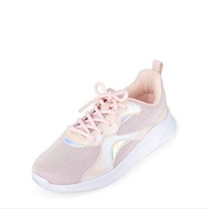 The Children’s Place Girls Iridescent Glitter Running Sneakers Shoes Pink Size 6